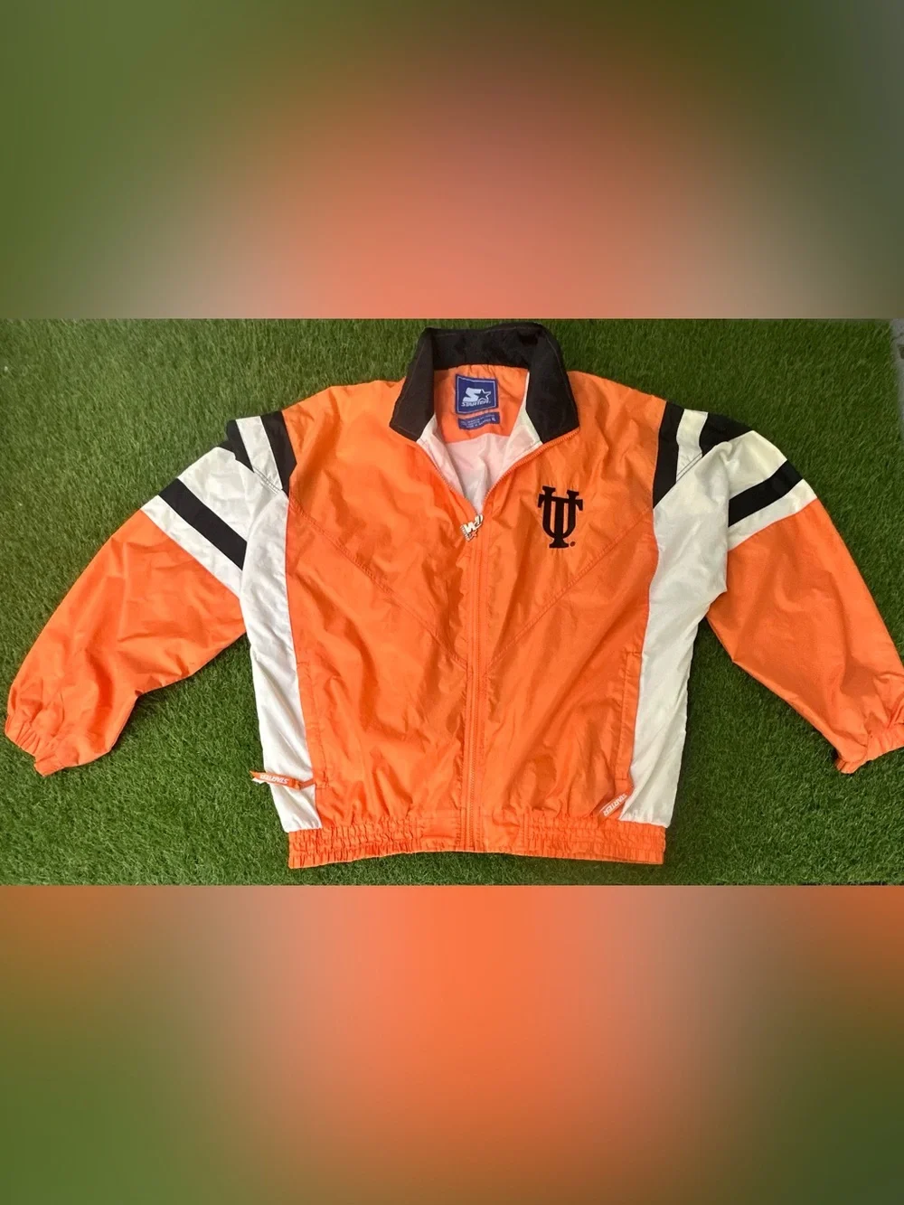 Vintage Starter Tennessee Volunteers Jacket Orange Full Zip Windbreaker Men’s L